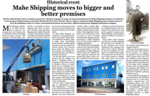 Mahe Shipping Seychelles History
